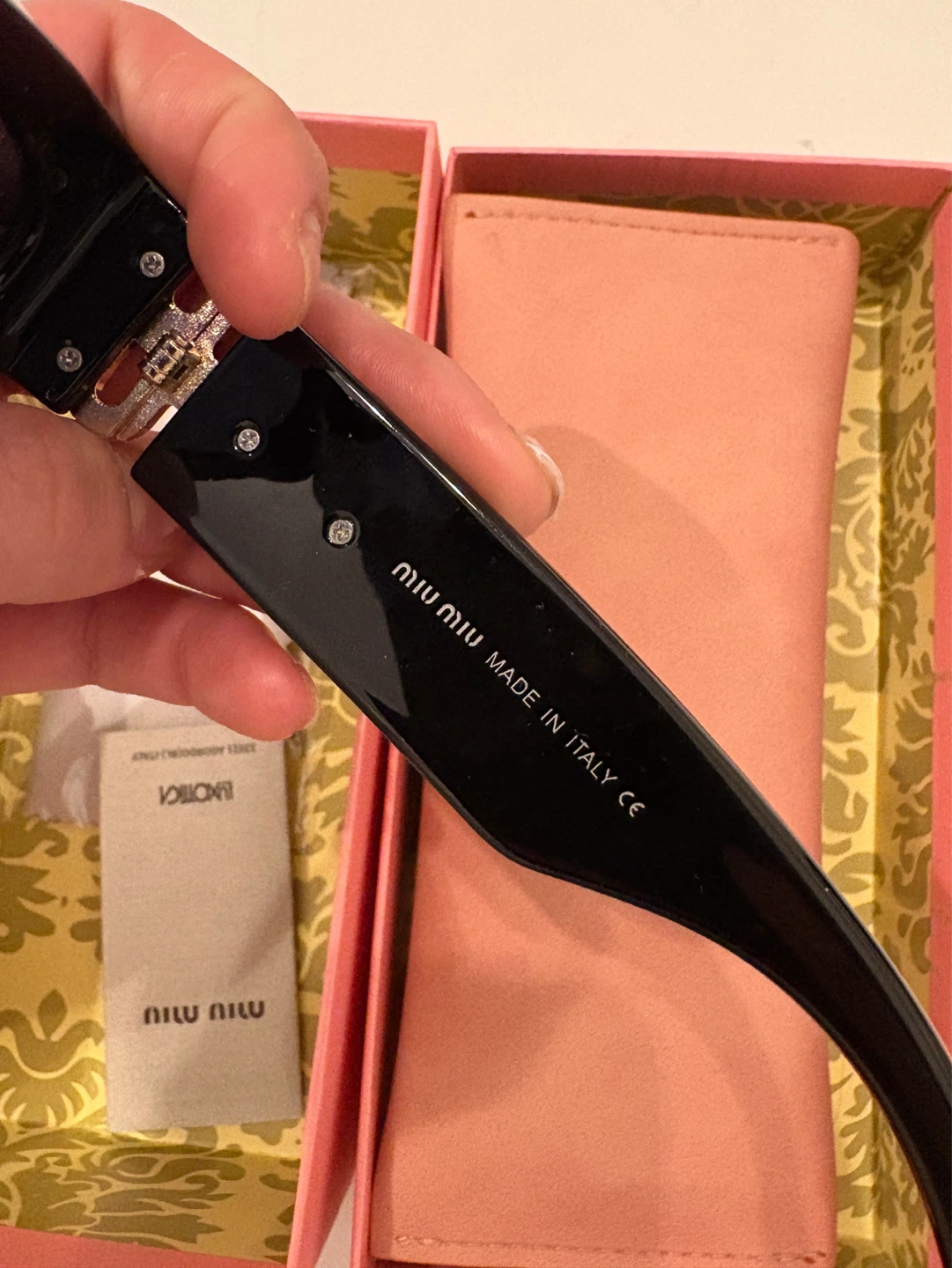Miu Miu Black Cat-Eye Sunglasses - photo 3