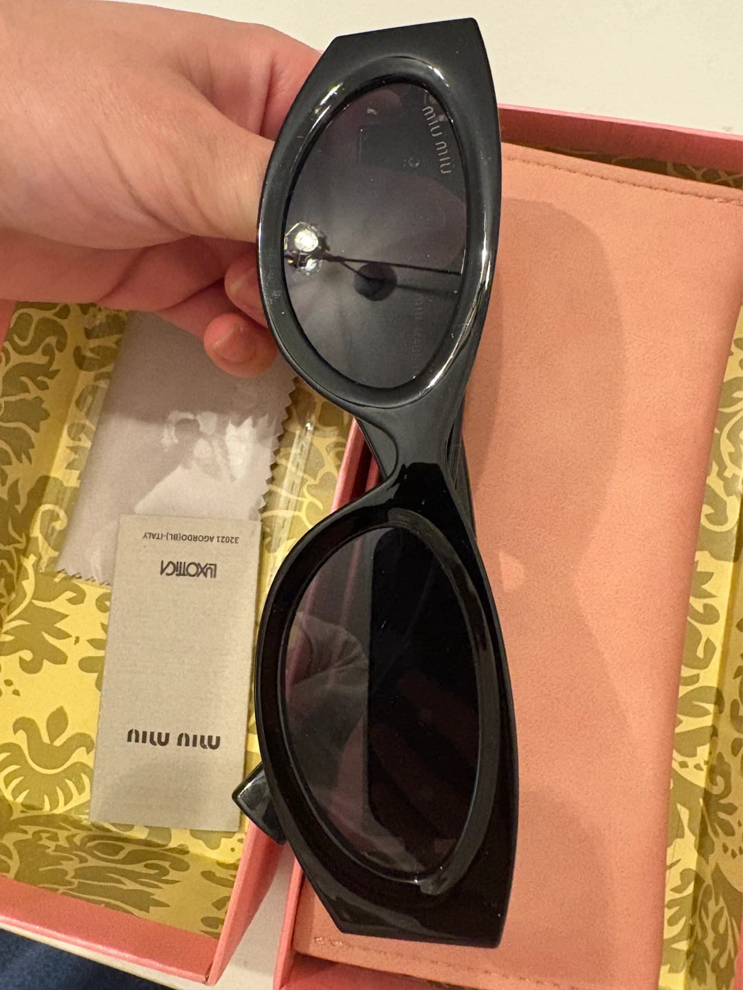 Miu Miu Black Cat-Eye Sunglasses - photo 4