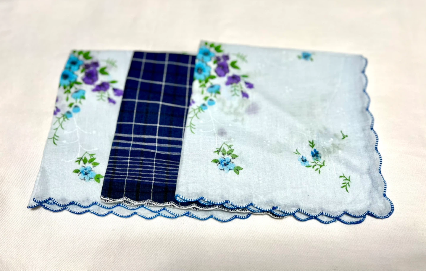 Set of 3 Floral Handkerchiefs
