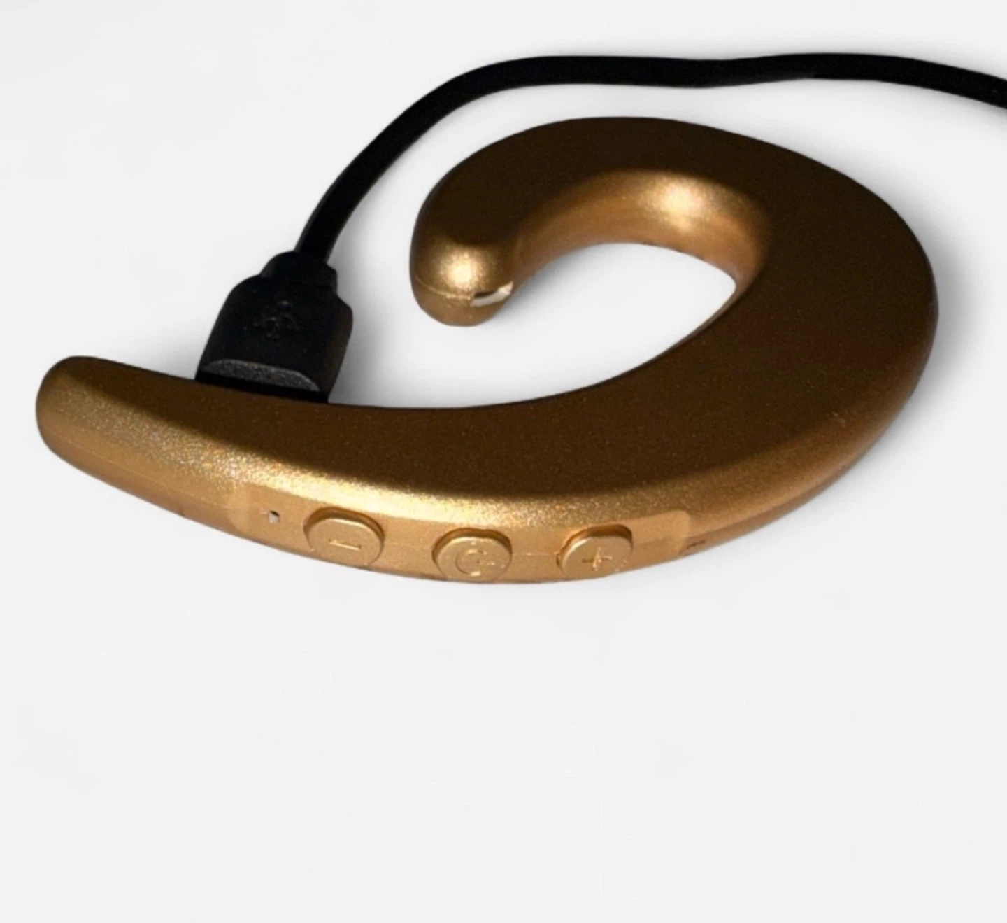 #freecycle NWOB Gold HD Music Bluetooth Headset Ear Piece - photo 2