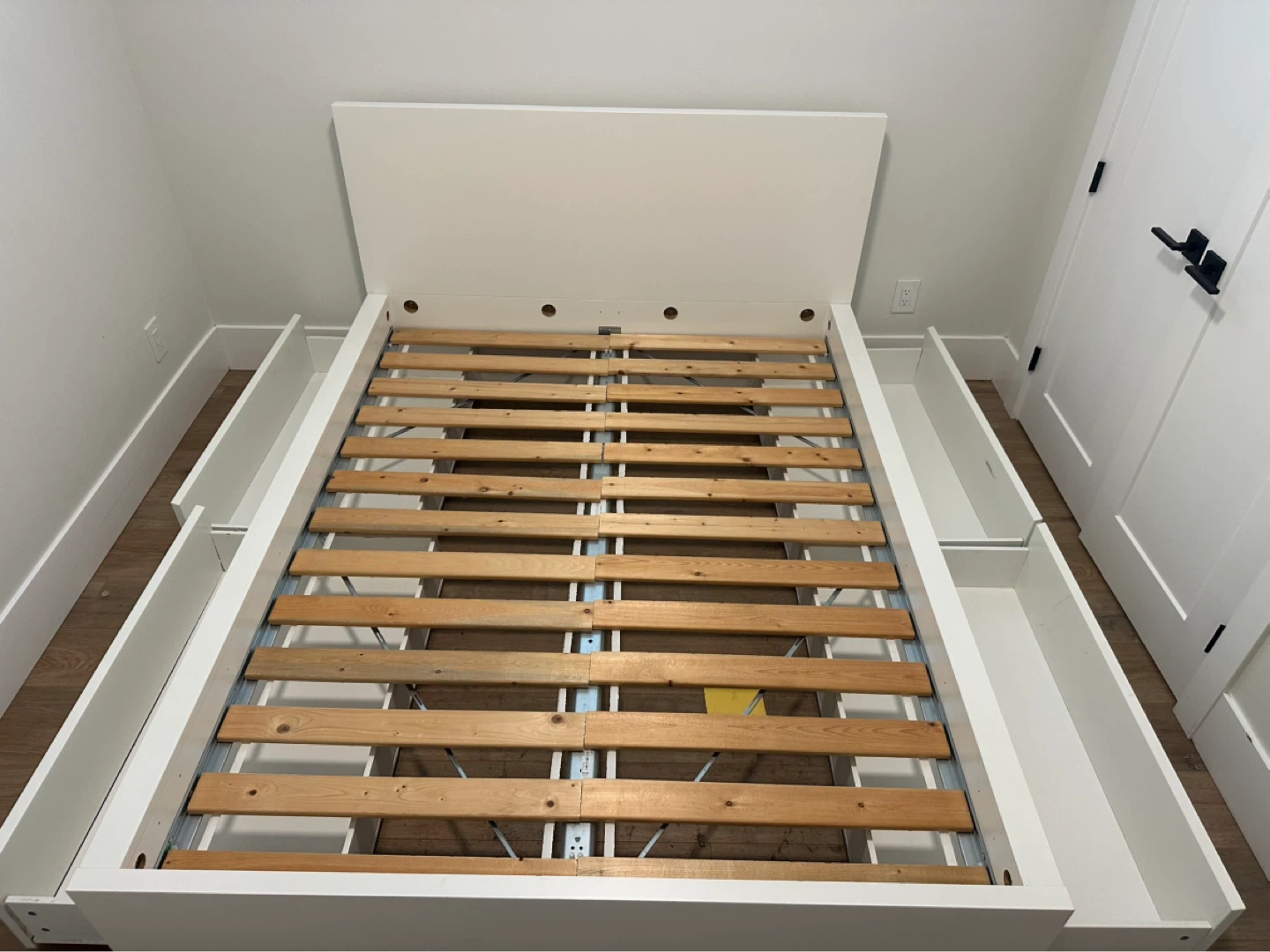 Ikea Double bed frame +4 drawers +FREE DELIVERY