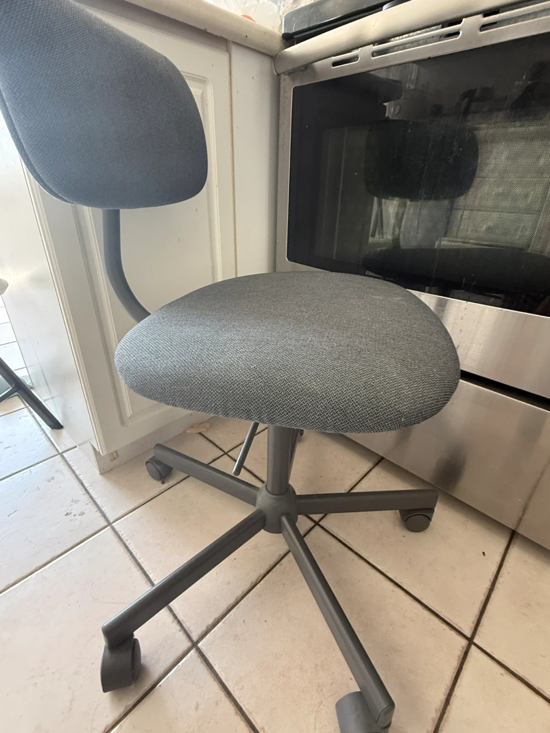 Gray Swivel Office Chair