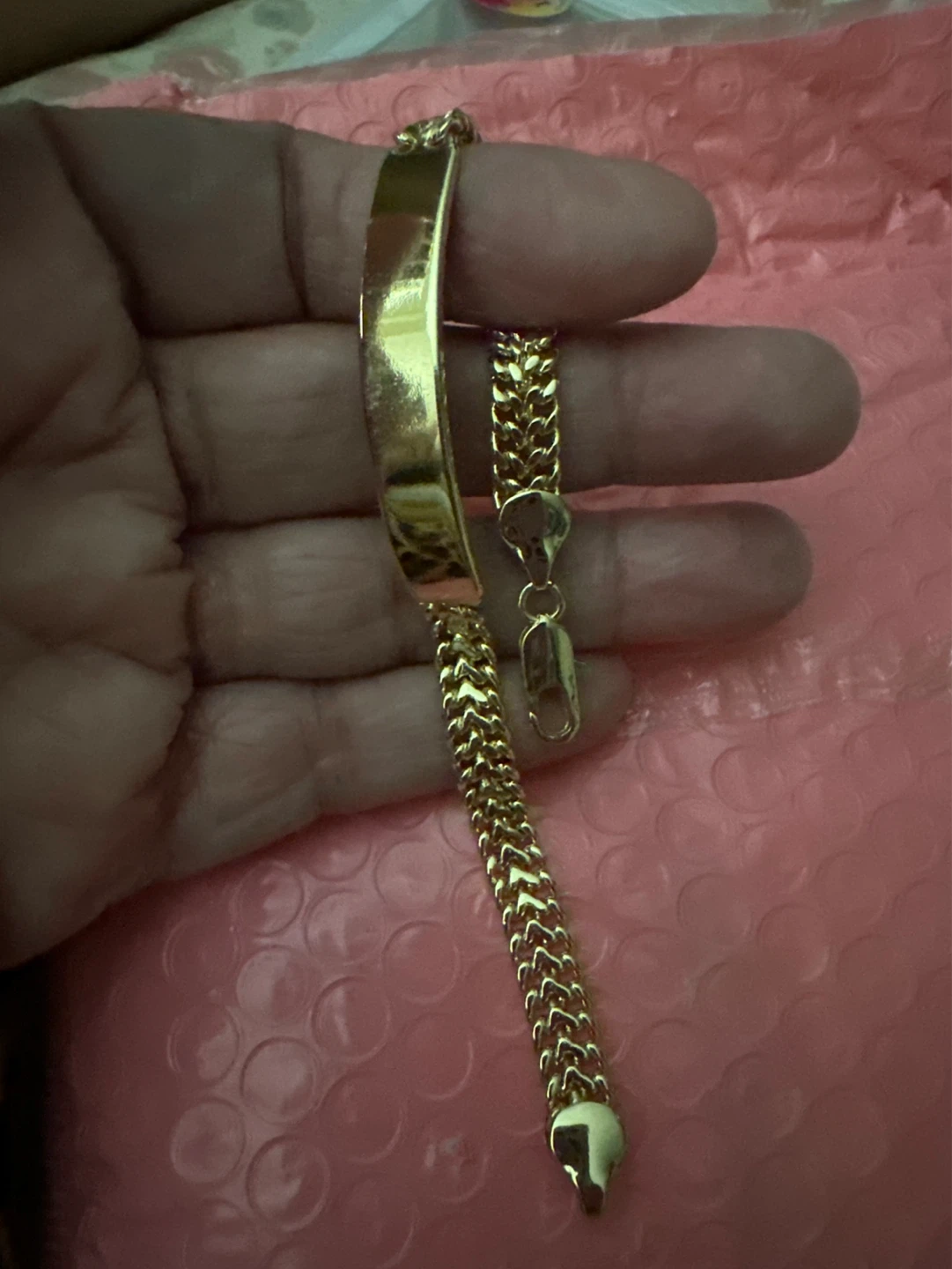 14kGold laminated ID Bracelet - photo 2
