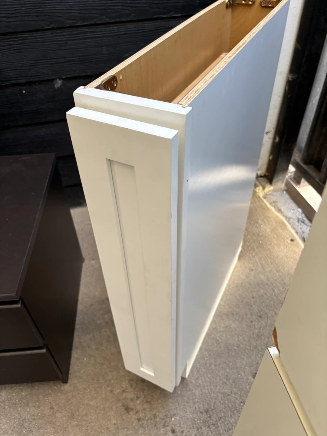 White Kitchen Cabinet Pull-Out Drawer Base - photo 3