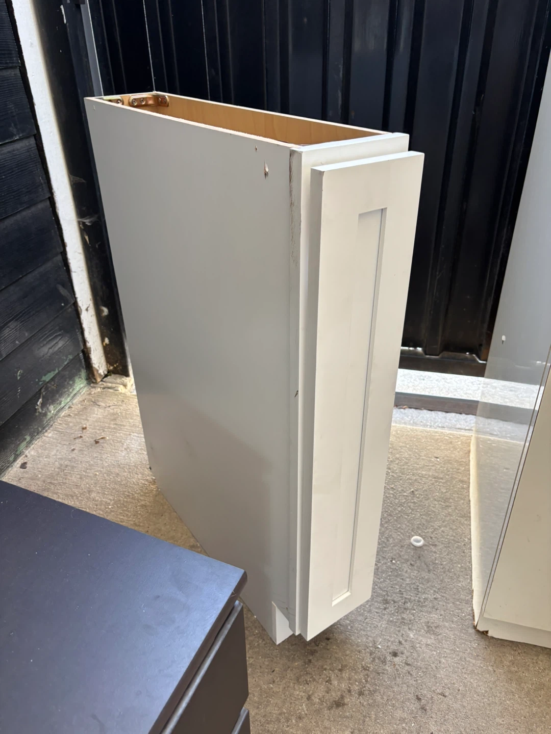 White Kitchen Cabinet Pull-Out Drawer Base