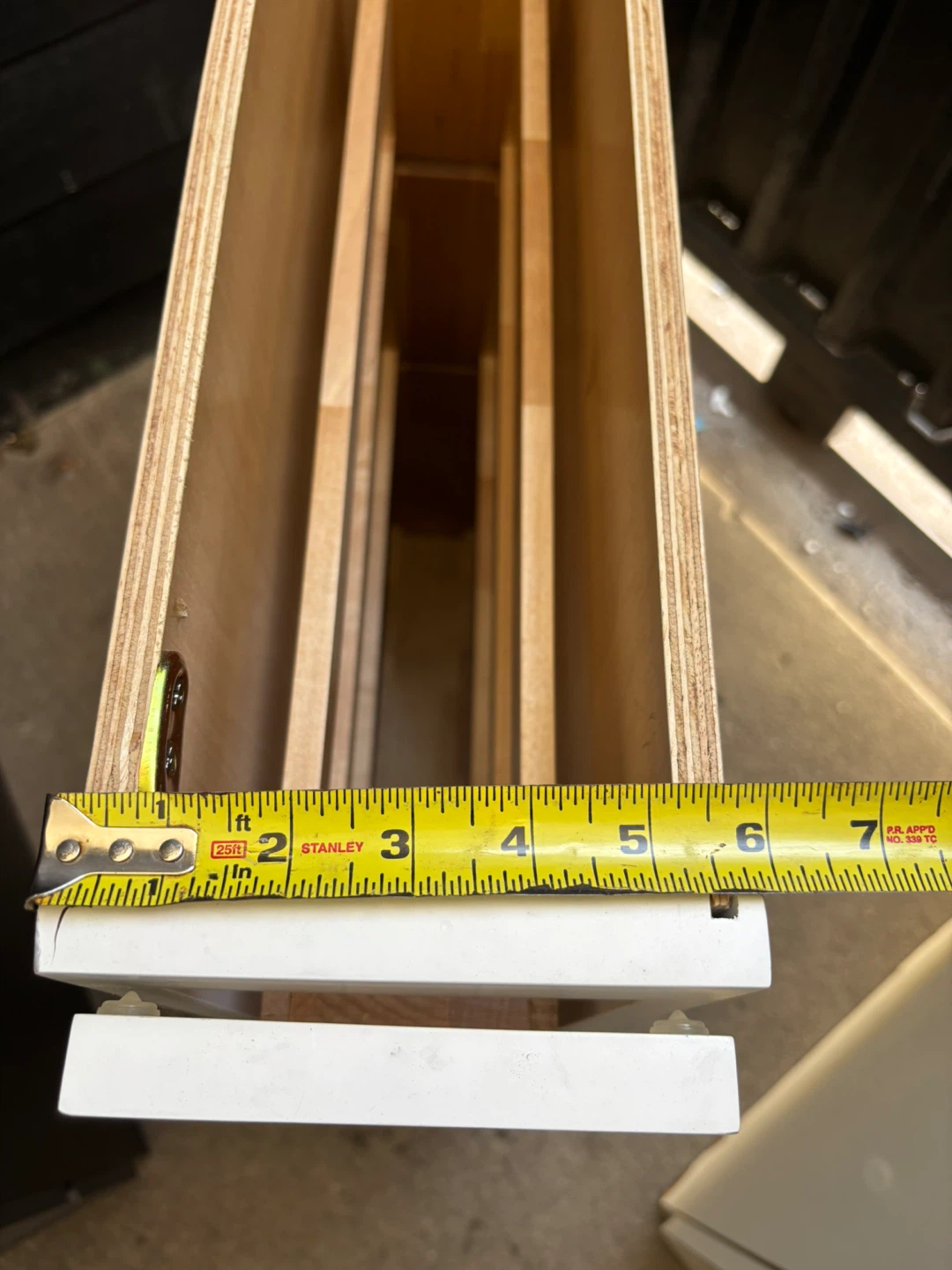 White Kitchen Cabinet Pull-Out Drawer Base - photo 5