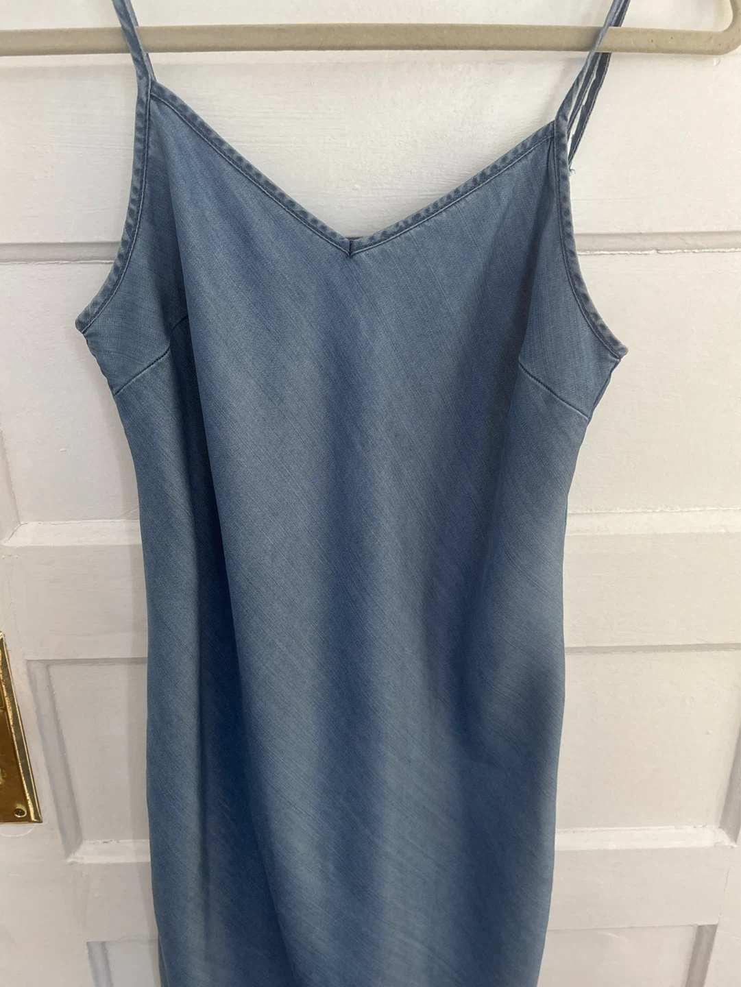 Gap Light Wash Denim Midi Slip Dress - photo 3