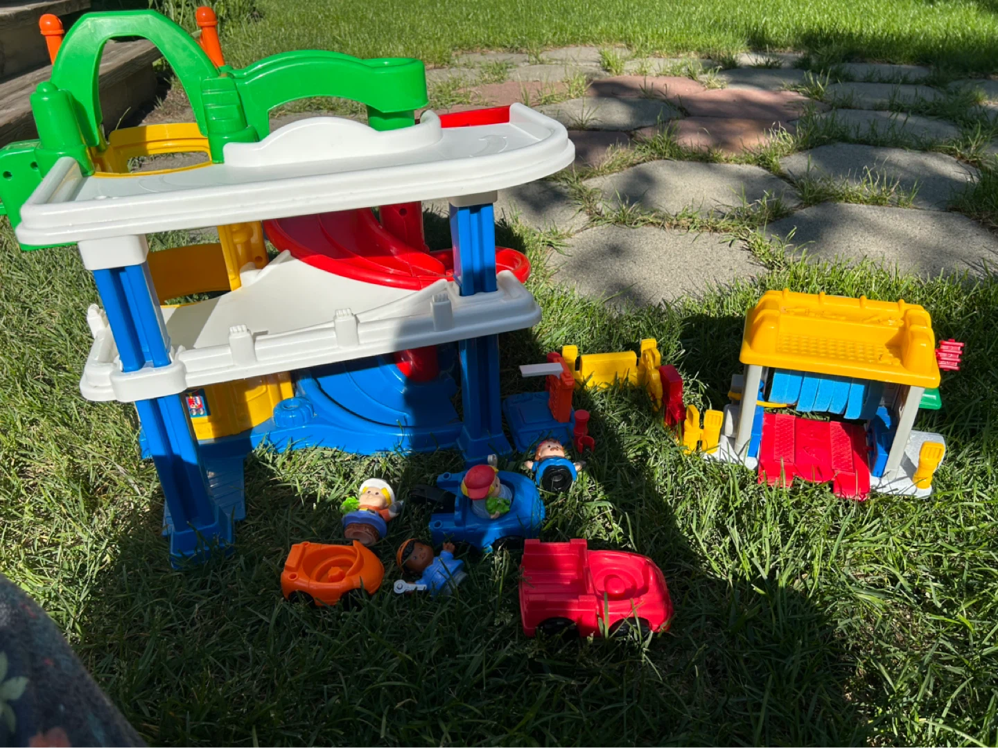 Fisher price little people racin ramps with car wash set - photo 5
