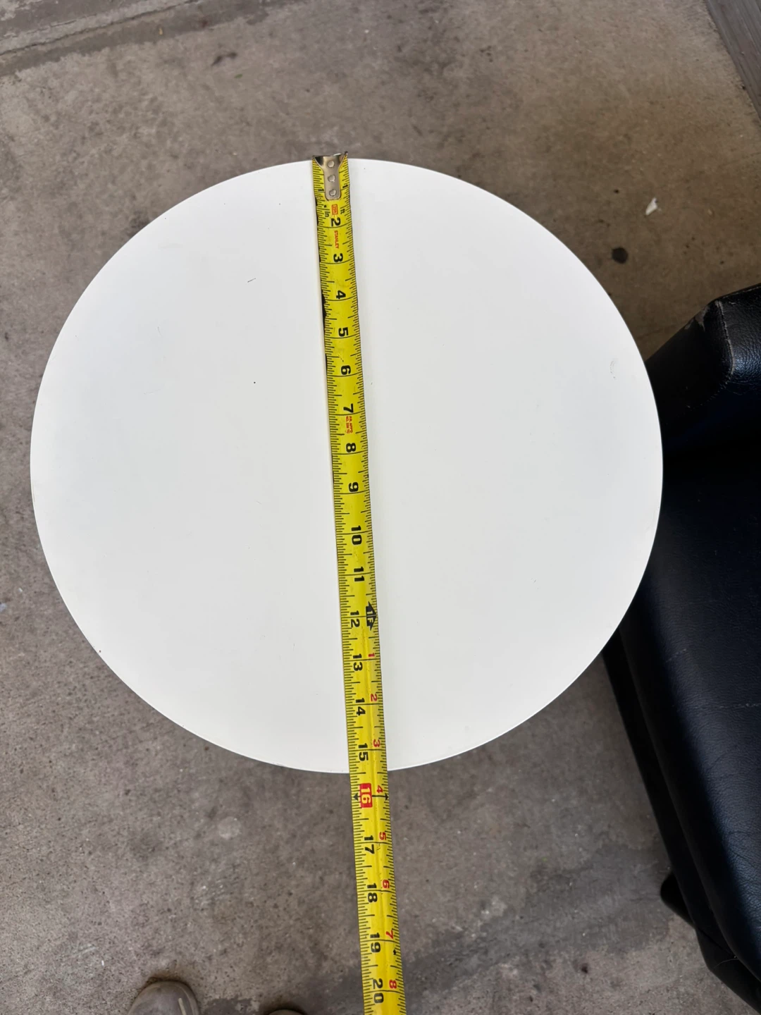White C-Table / Side Table - photo 3