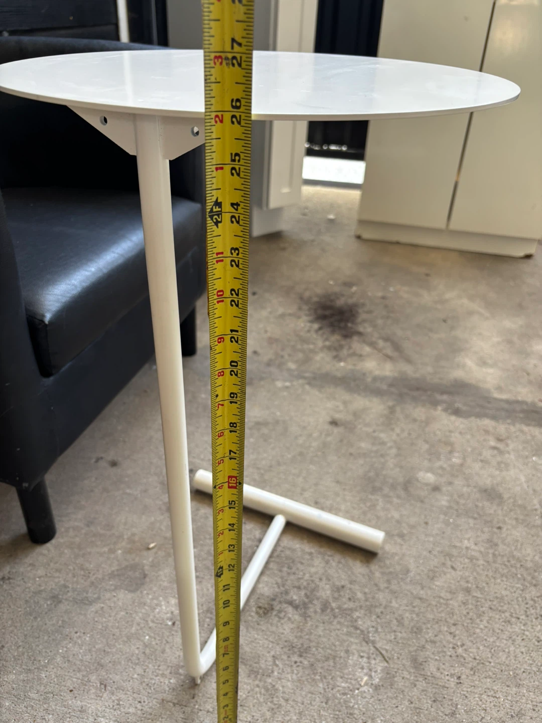 White C-Table / Side Table - photo 4
