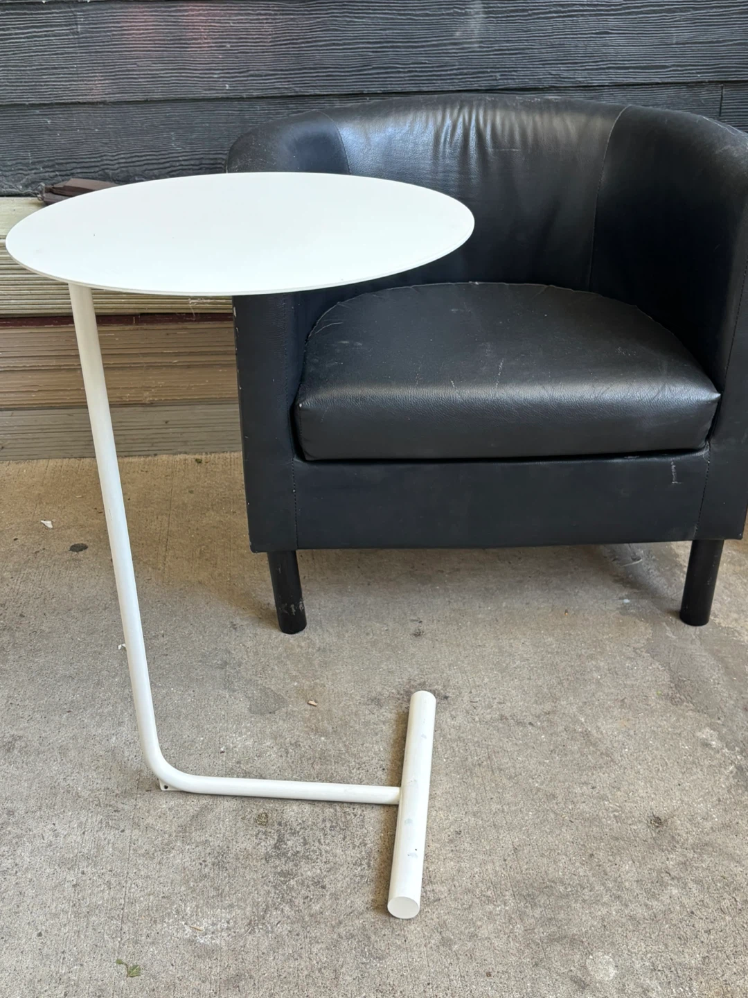 White C-Table / Side Table