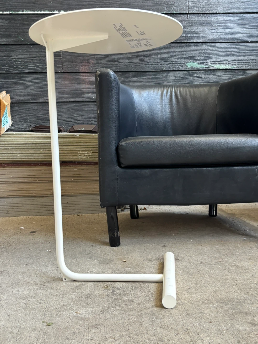 White C-Table / Side Table - photo 2