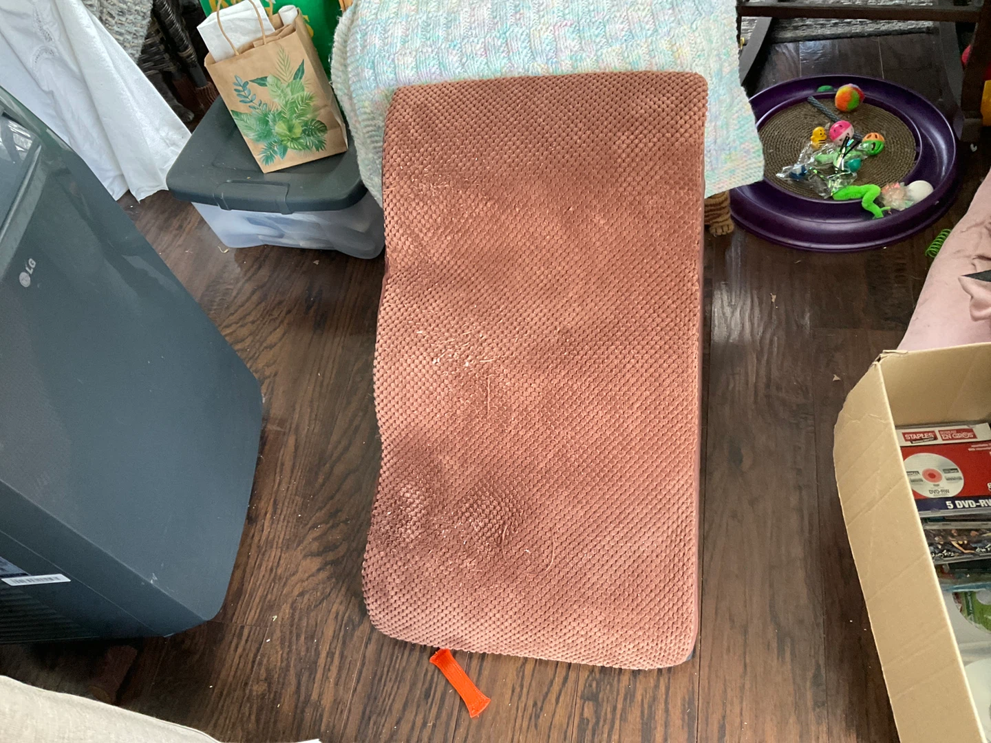 Orange Textured Pet Stairs