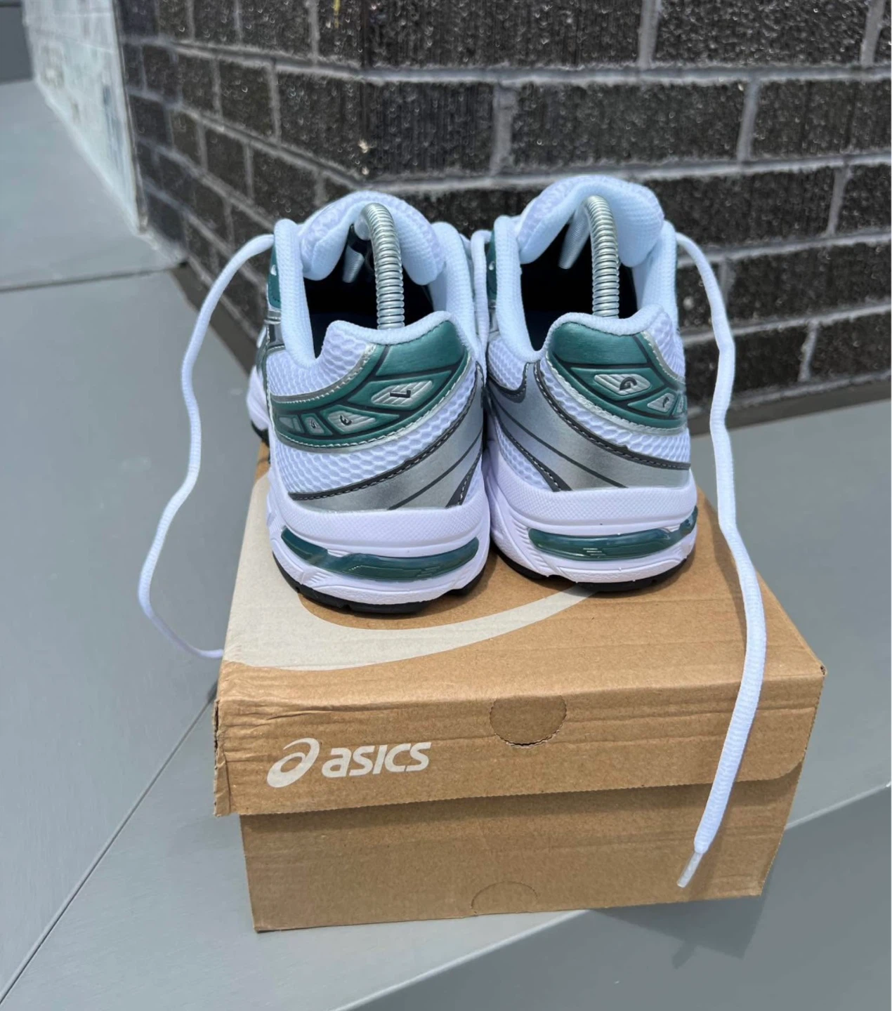 ASICS GEL-1130 Running Shoes White/Green - photo 3
