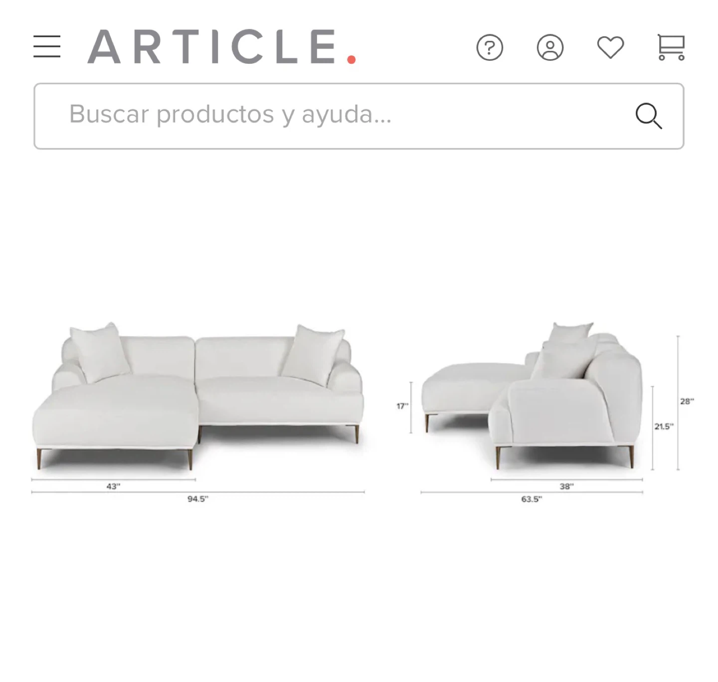 Article Sectional Sofa