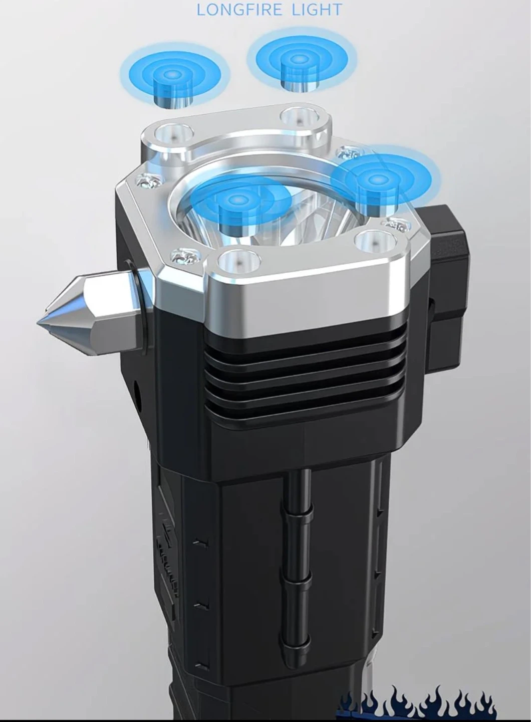 Longfire Flashlight with Emergency Hammer - photo 4