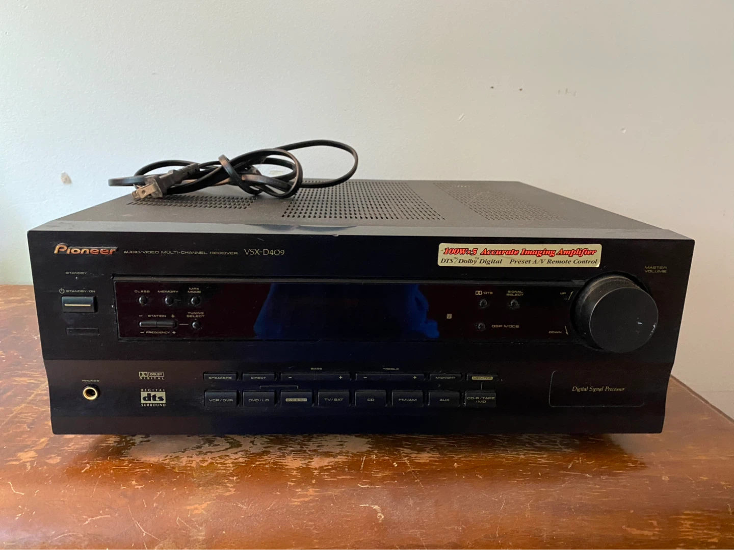 Pioneer VSX-D409 Audio/Video Multi-Channel Receiver - photo 2