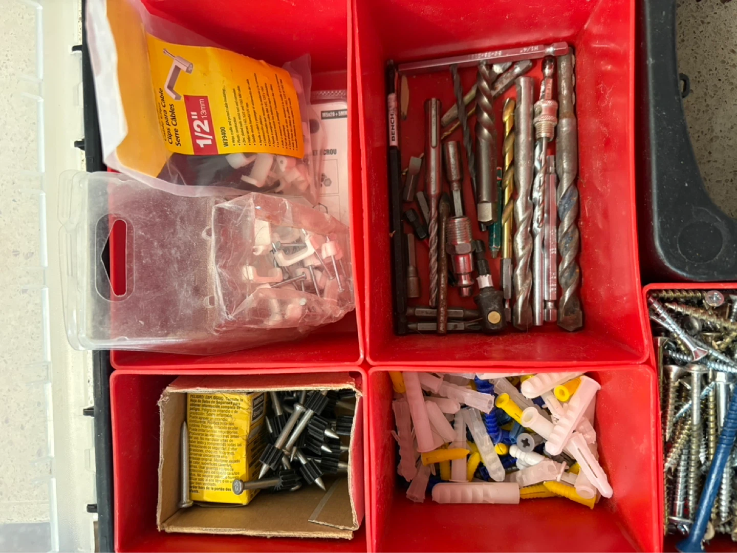 Assorted Tool Kit with Drill Bits and Screws - photo 2