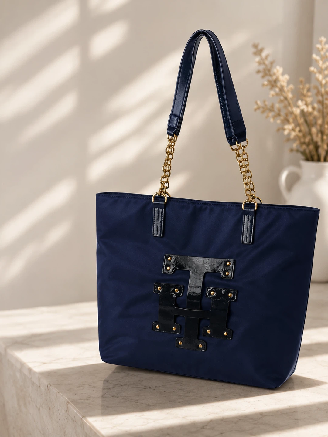 Tommy Hilfiger Navy Tote Bag