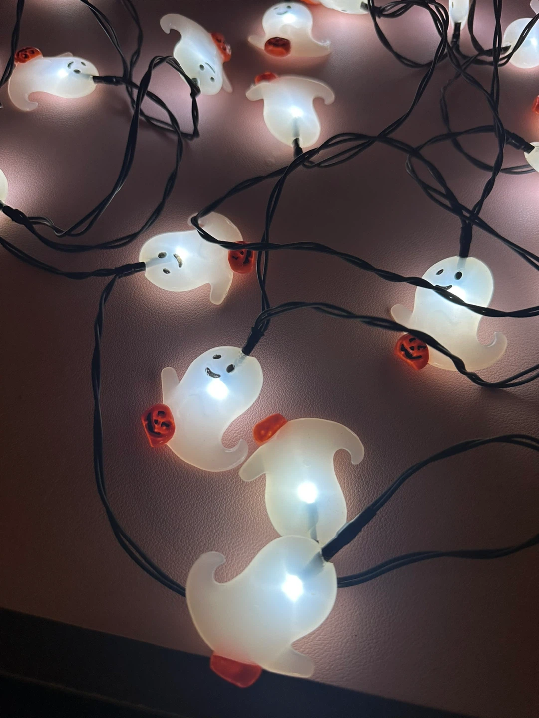 Cute Ghost String Lights with Remote