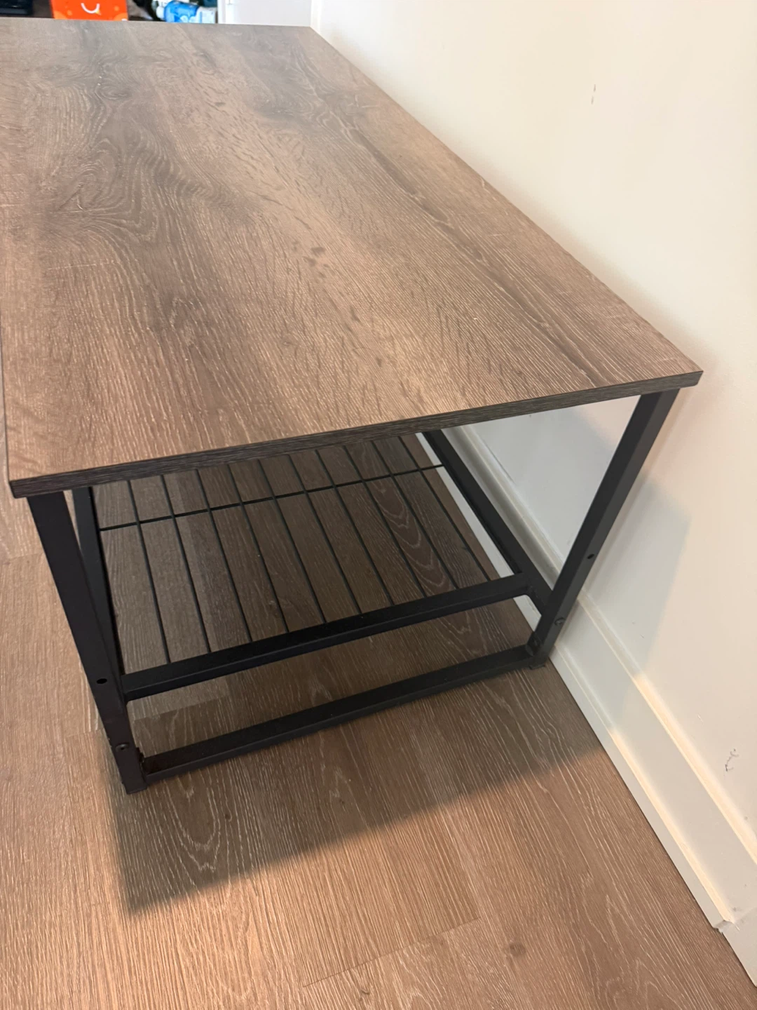 Wood and Metal Coffee Table - photo 2