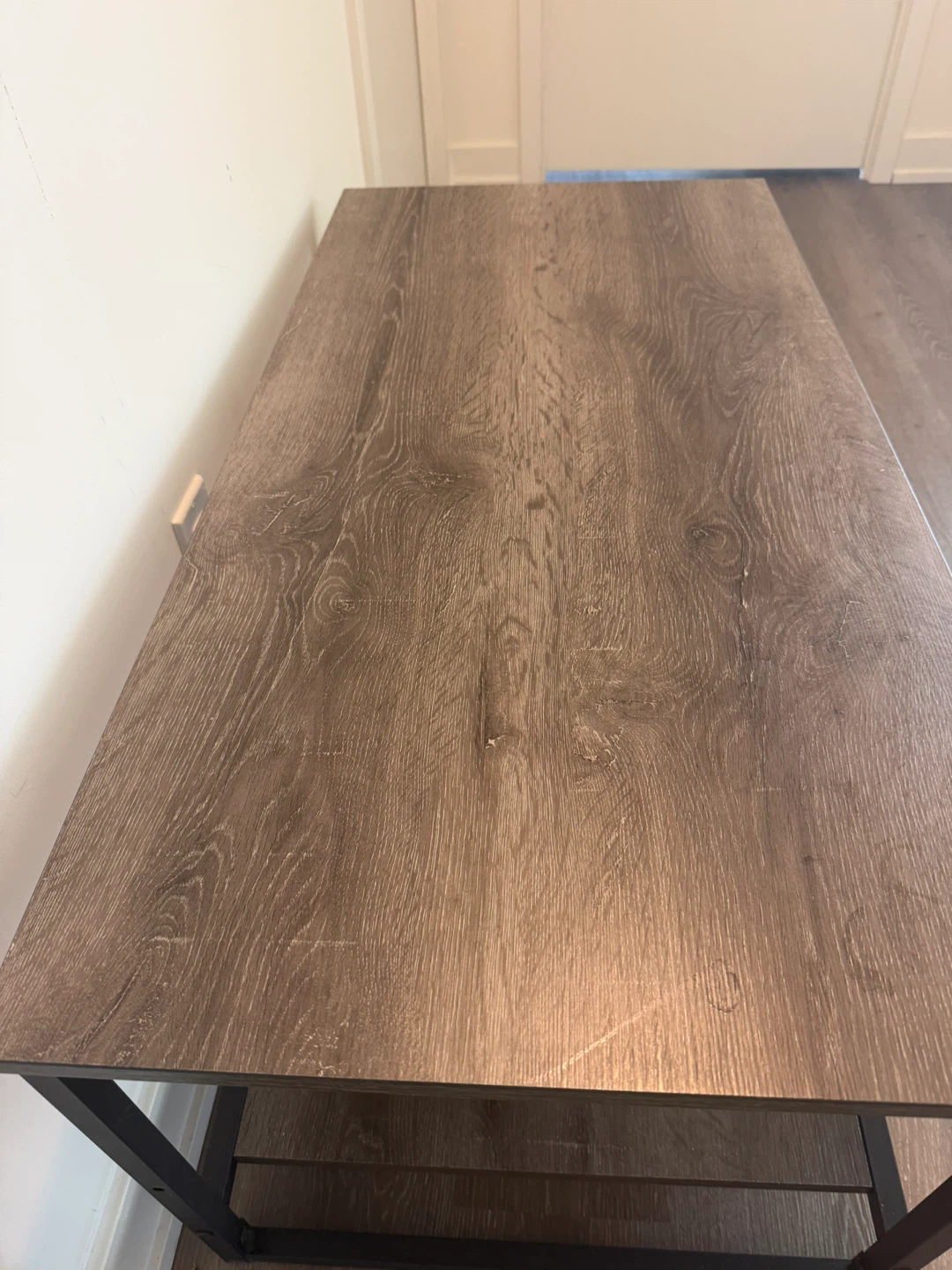 Wood and Metal Coffee Table