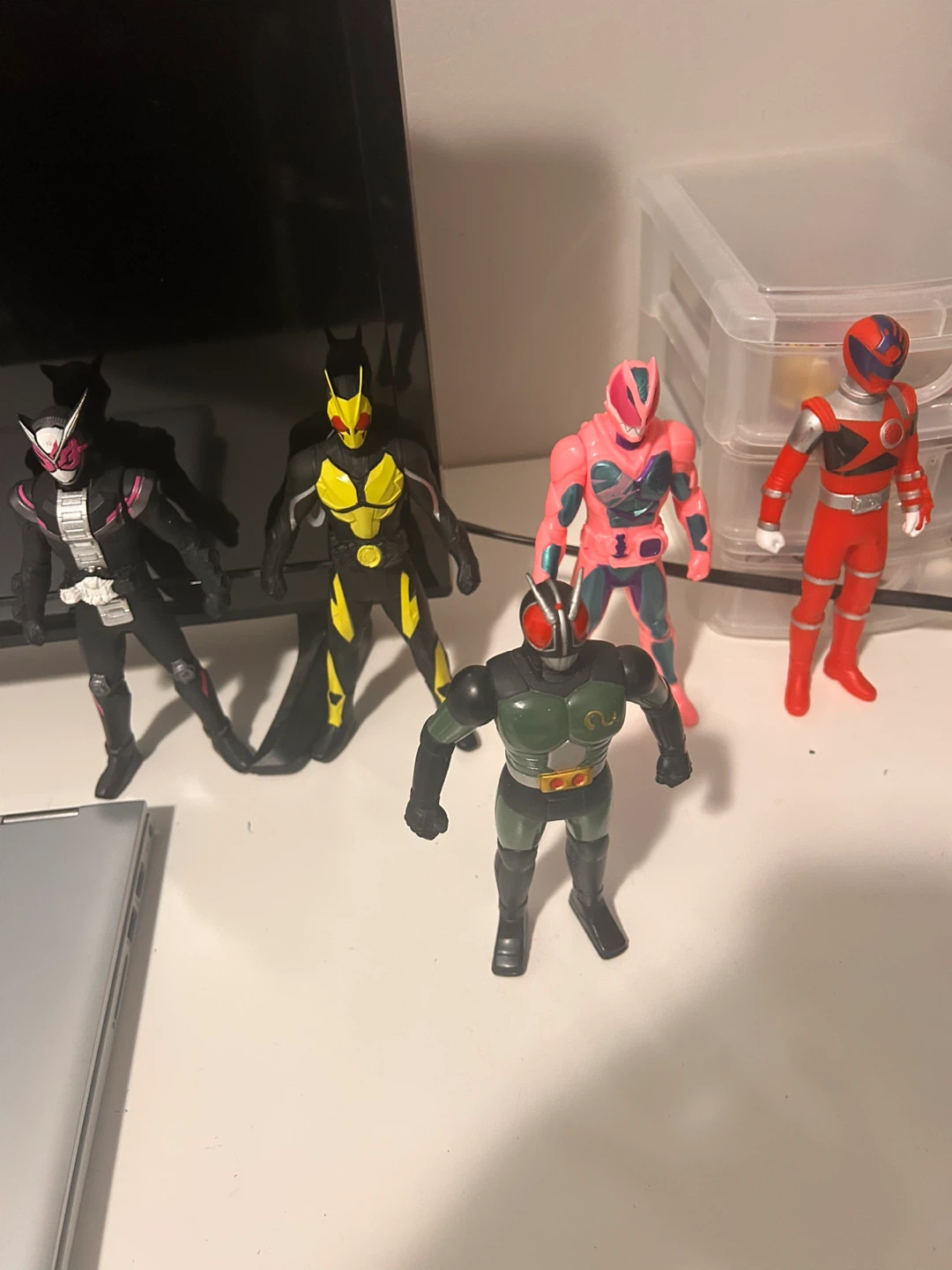 Collection of 5 Kamen Rider Action Figures