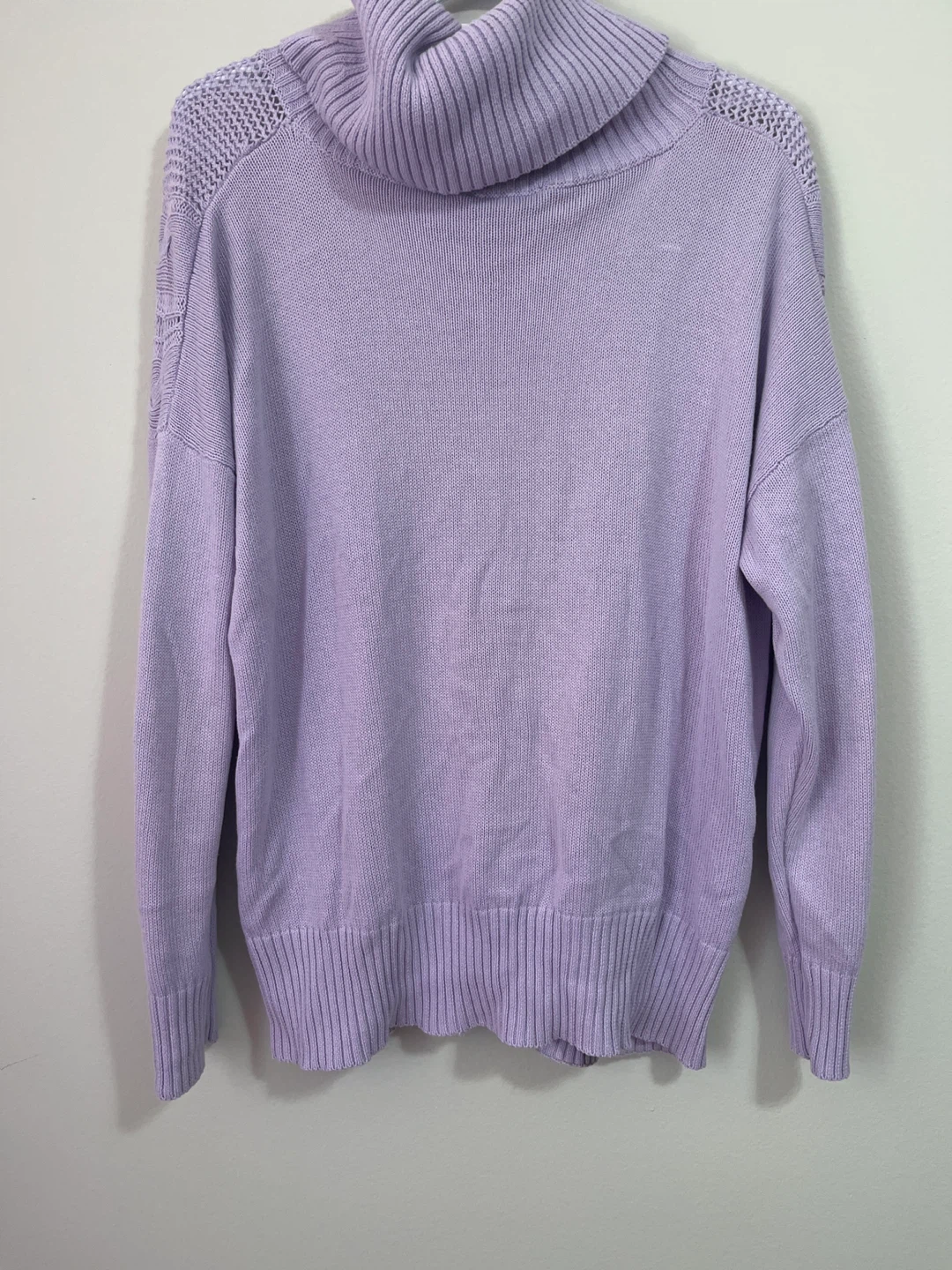 Lavender Cable Knit Sweater - photo 2