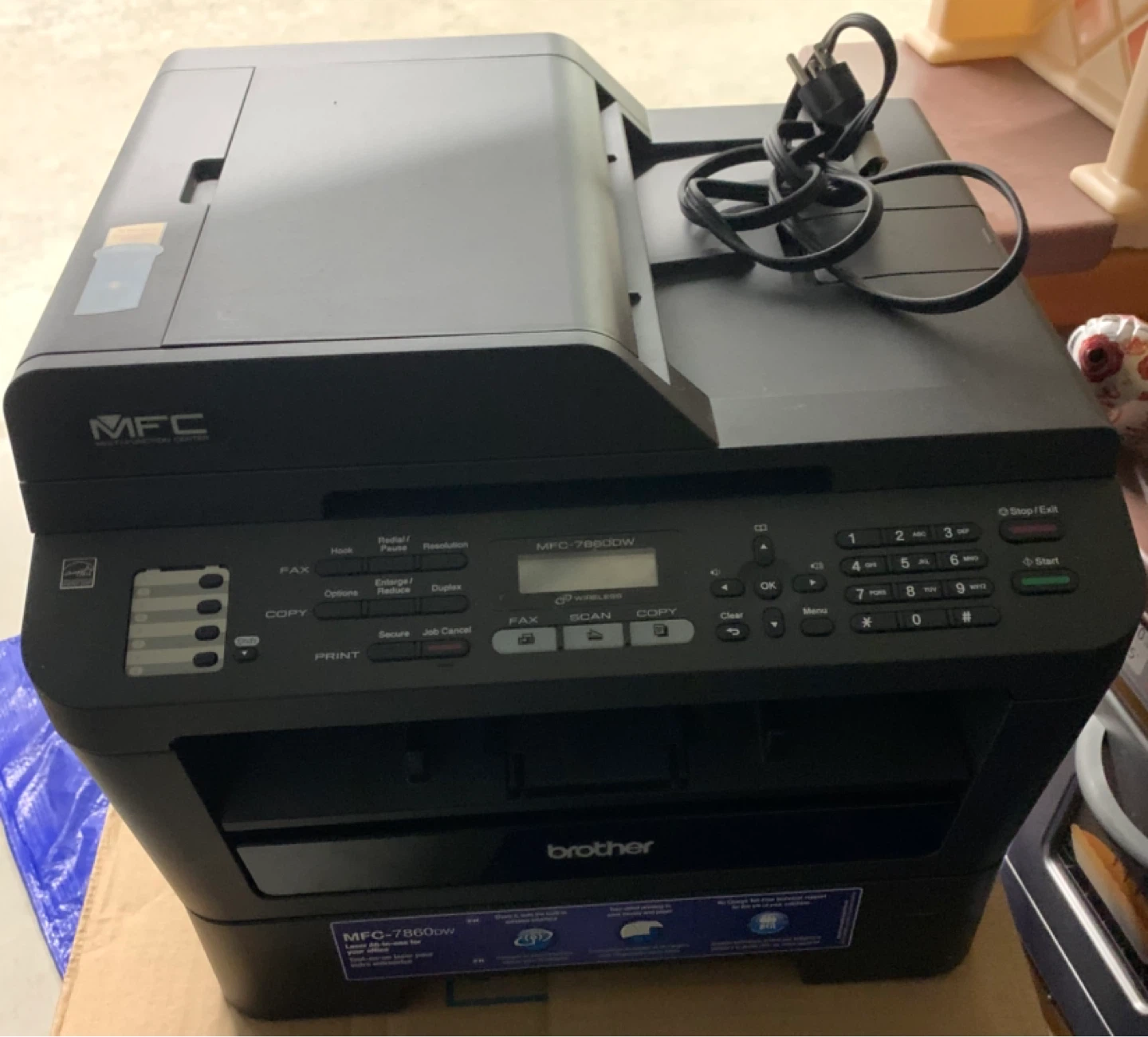 Brother MFC-7860DW Laser Printer/Copier/Scanner/Fax