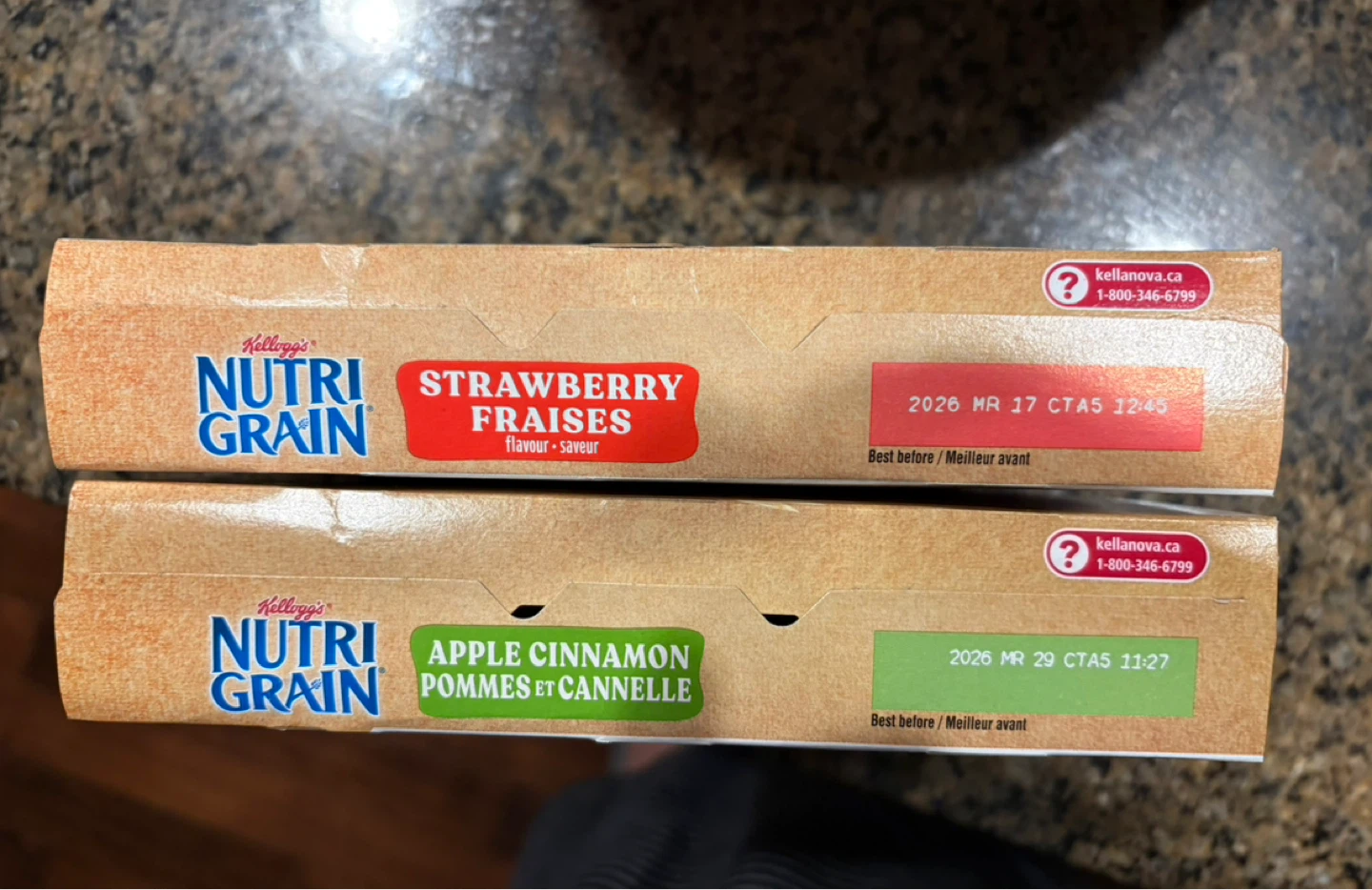 Kellogg's Nutri Grain Bars - 2 Boxes Best Before March 2026 - photo 2