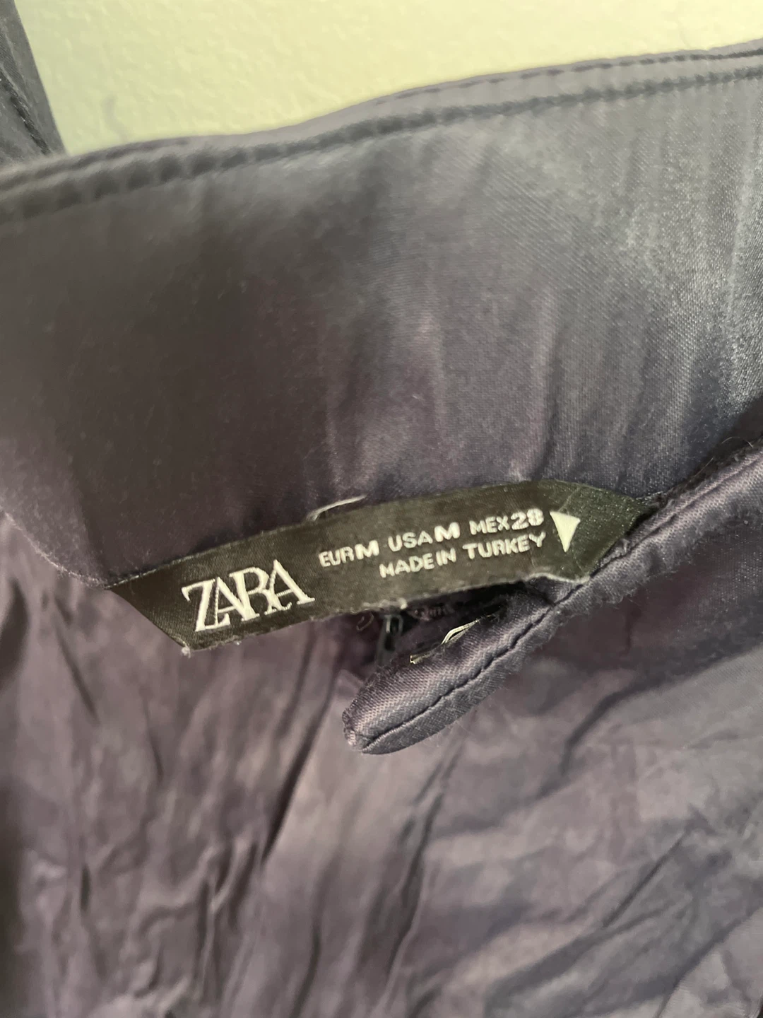 Zara Dark Grey Pleated Skort Size Medium - photo 3