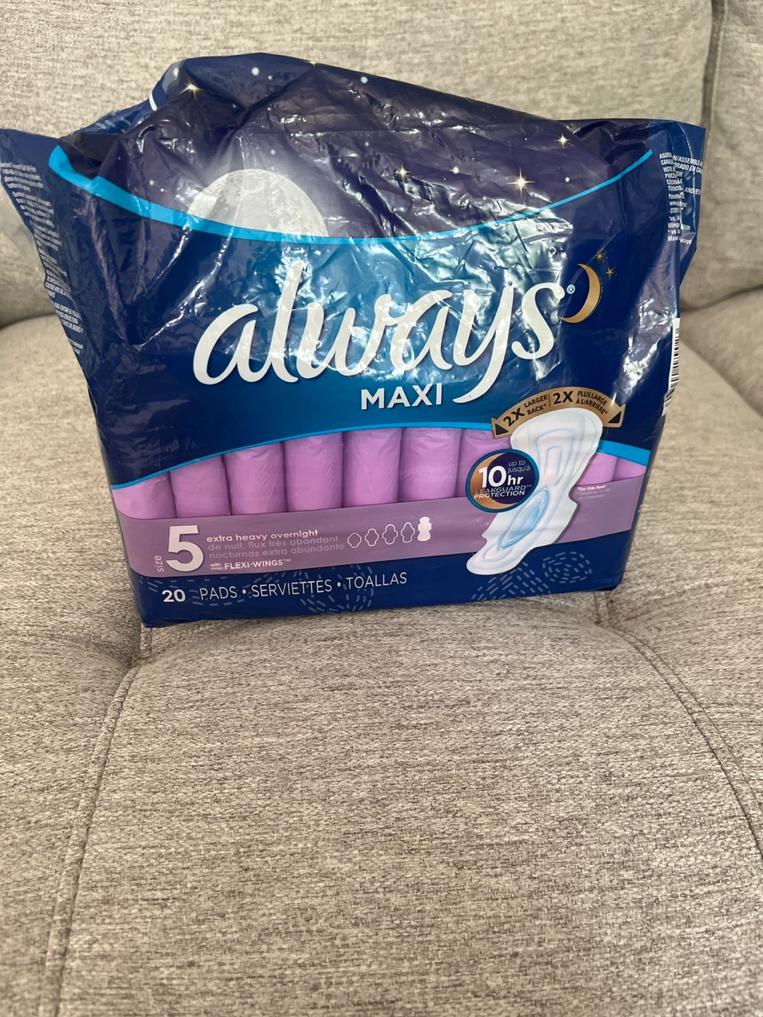 Always Maxi Extra Heavy Overnight Pads Size 5