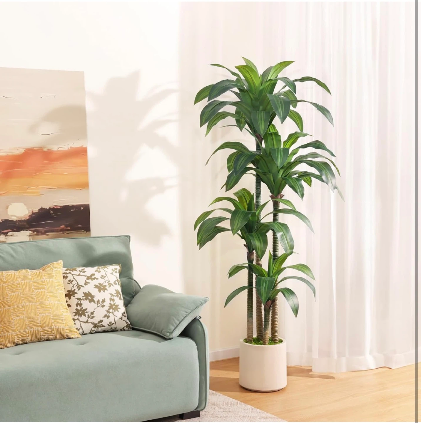 Oakred 6 ft Artificial Dracaena Plant - photo 3