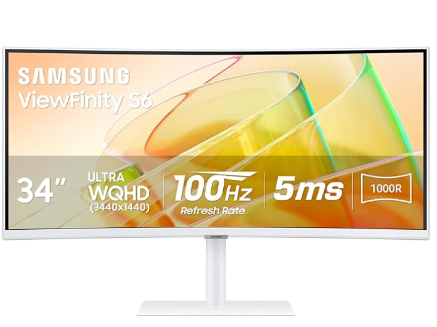 Samsung ViewFinity S6 34" Ultra WQHD Curved Monitor