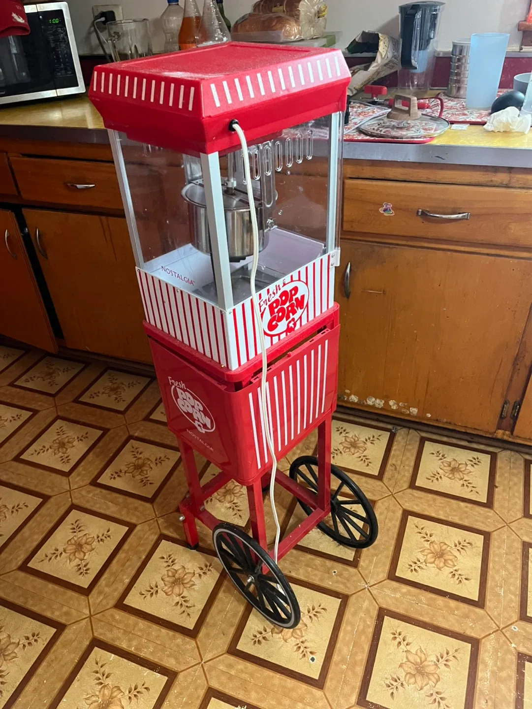 Nostalgia Red Popcorn Machine