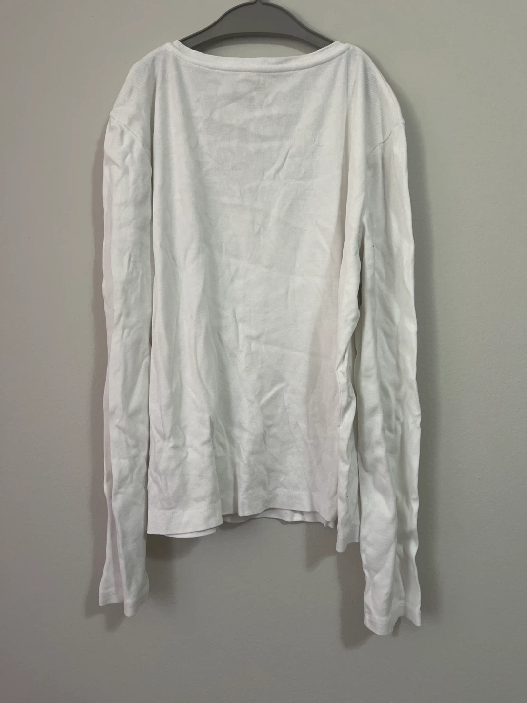 Jones New York Sport White Long Sleeve V-Neck T-Shirt - photo 3