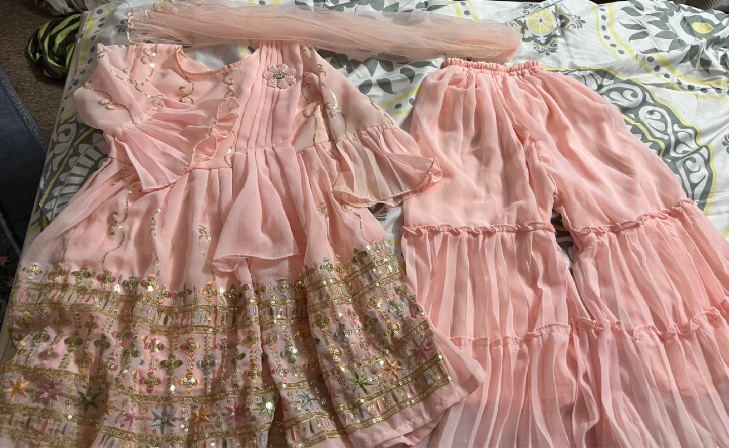 3 piece shalwar kameez for 5/6 years girl - photo 2