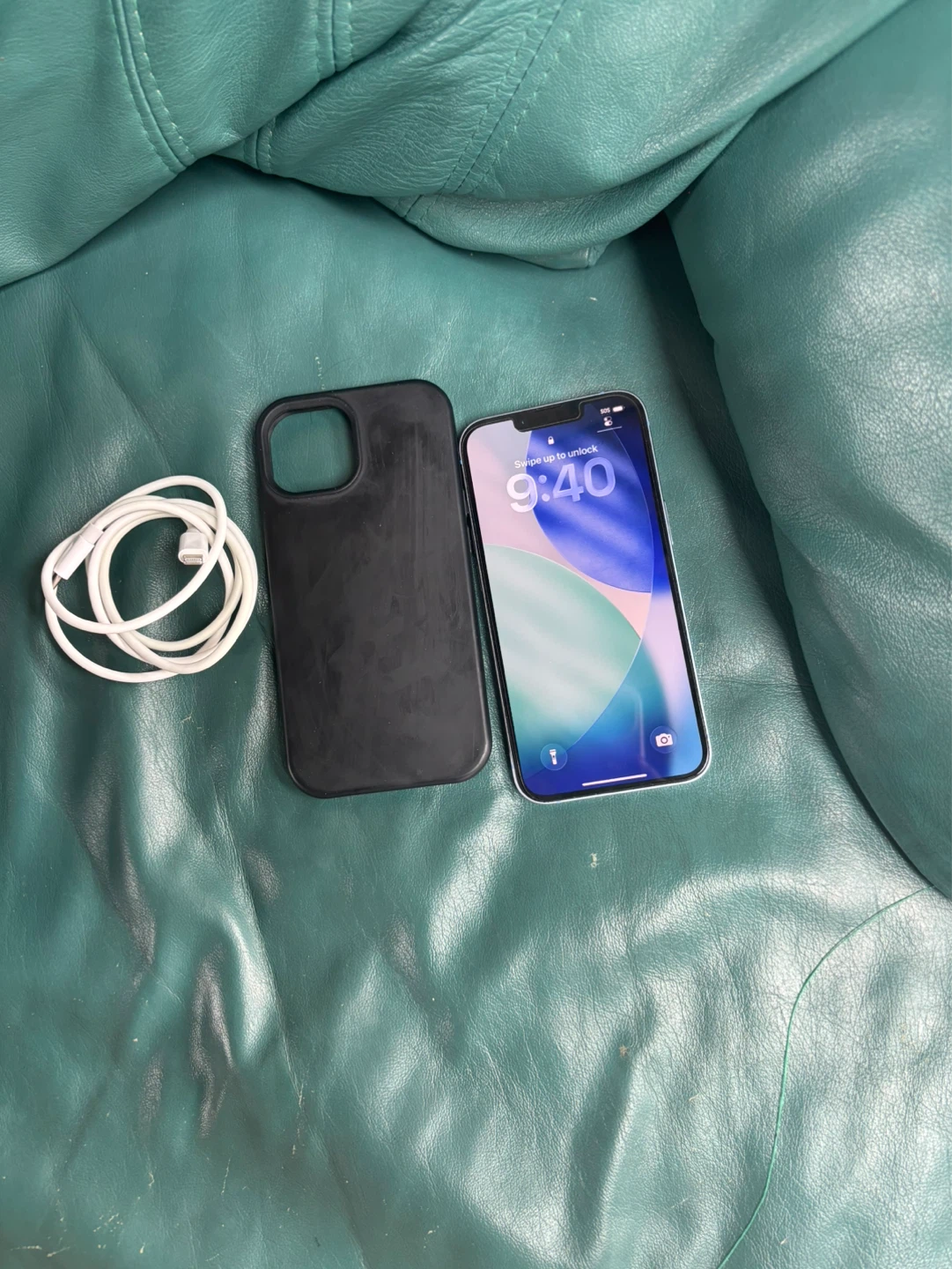 iPhone 14 128 GB Blue Unlocked 84% Battery Excellent Condition - photo 3
