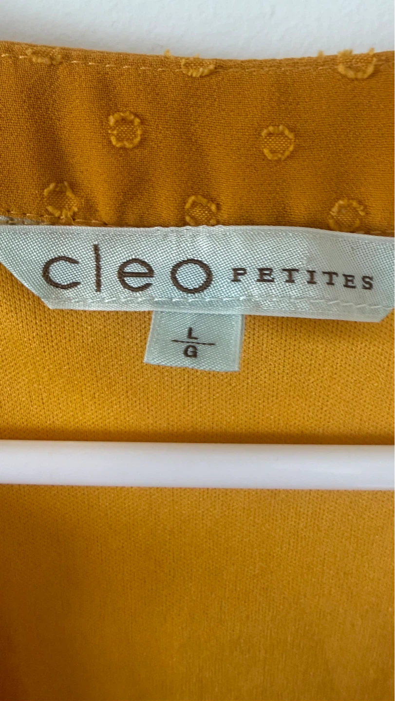 Cleo Petites Mustard Yellow Dress - photo 2