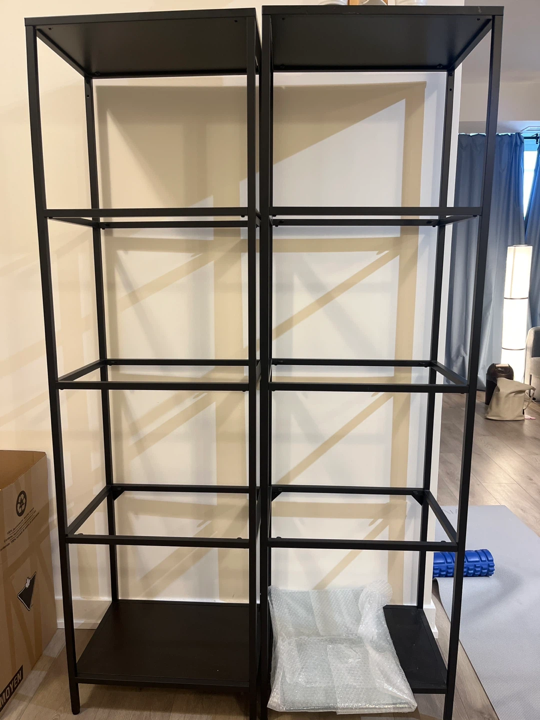 Black Metal Bookshelf - photo 2