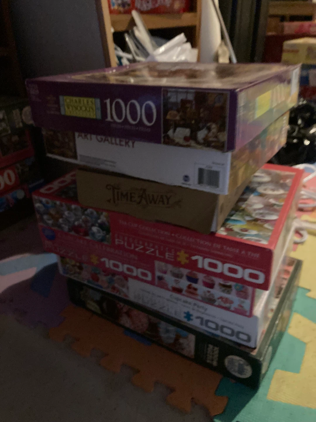 Assorted 1,000 piece puzzles. - photo 5