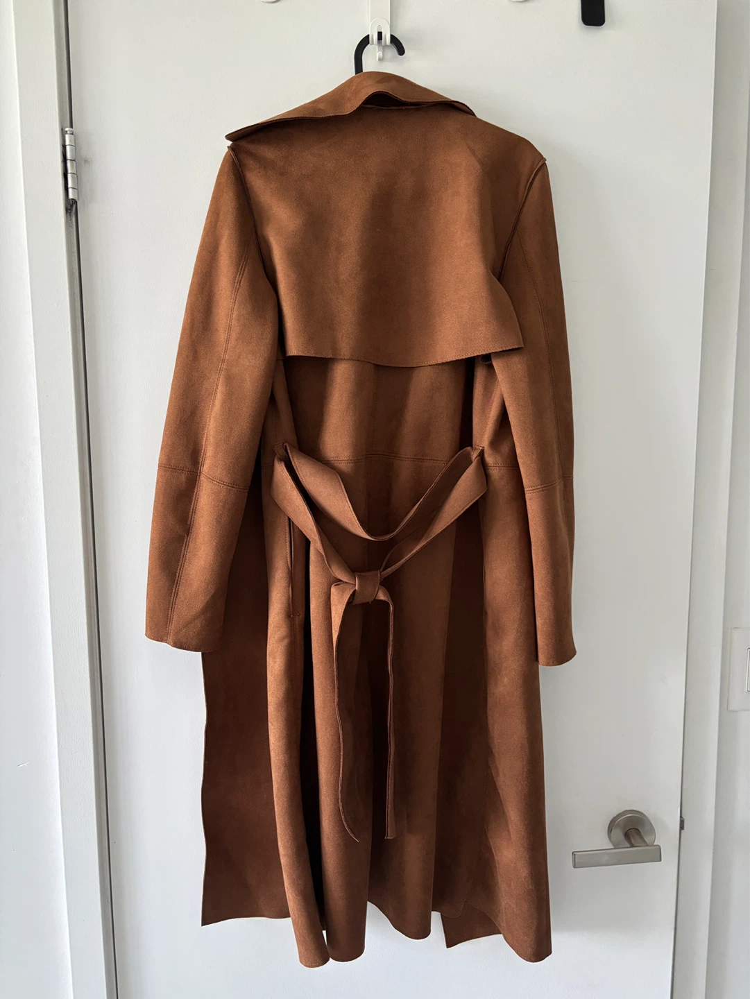 H&M Suede- like Trench Coat - photo 2