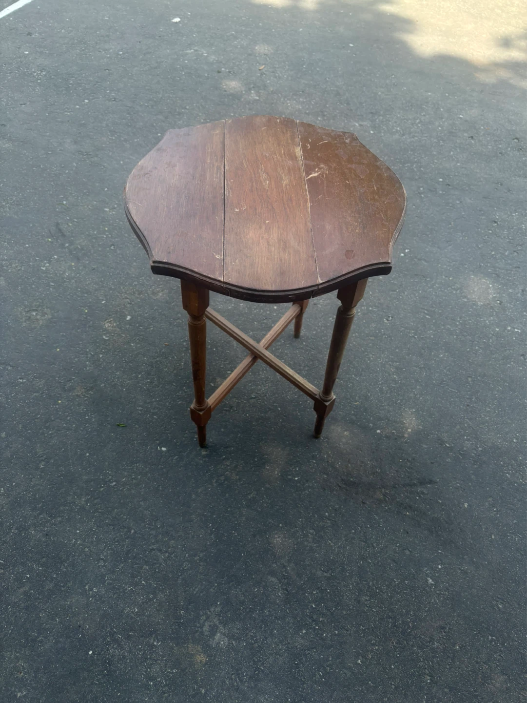 Vintage Folding Dropleaf Side Table