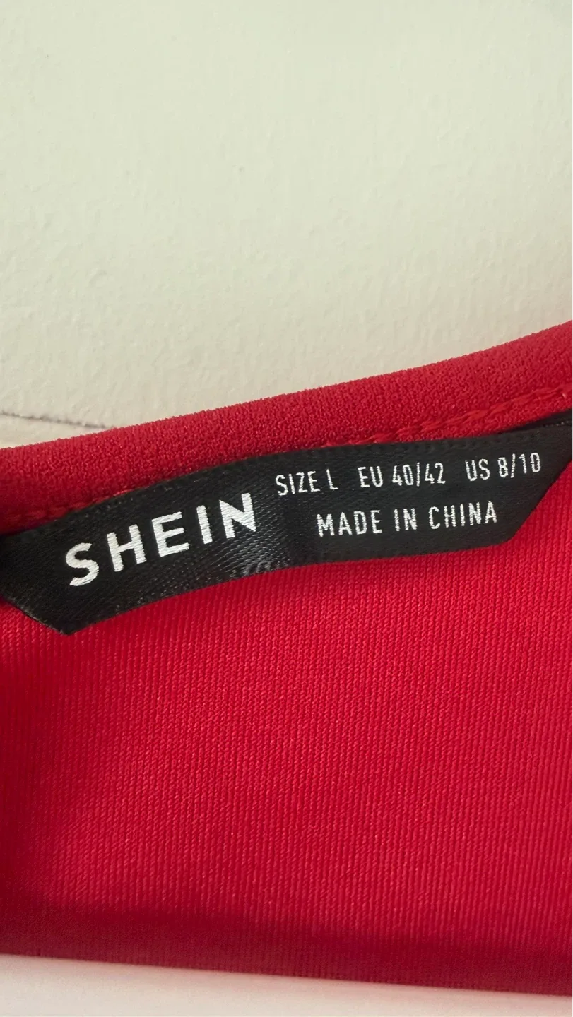SHEIN Red Dress Size L - photo 2