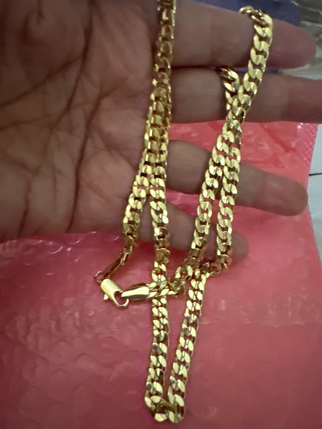 14k Gold laminated Chain Necklace - photo 2