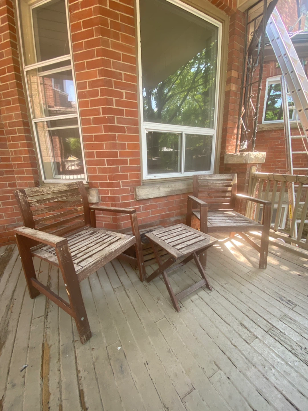 2 Patio Chairs and Matching Table