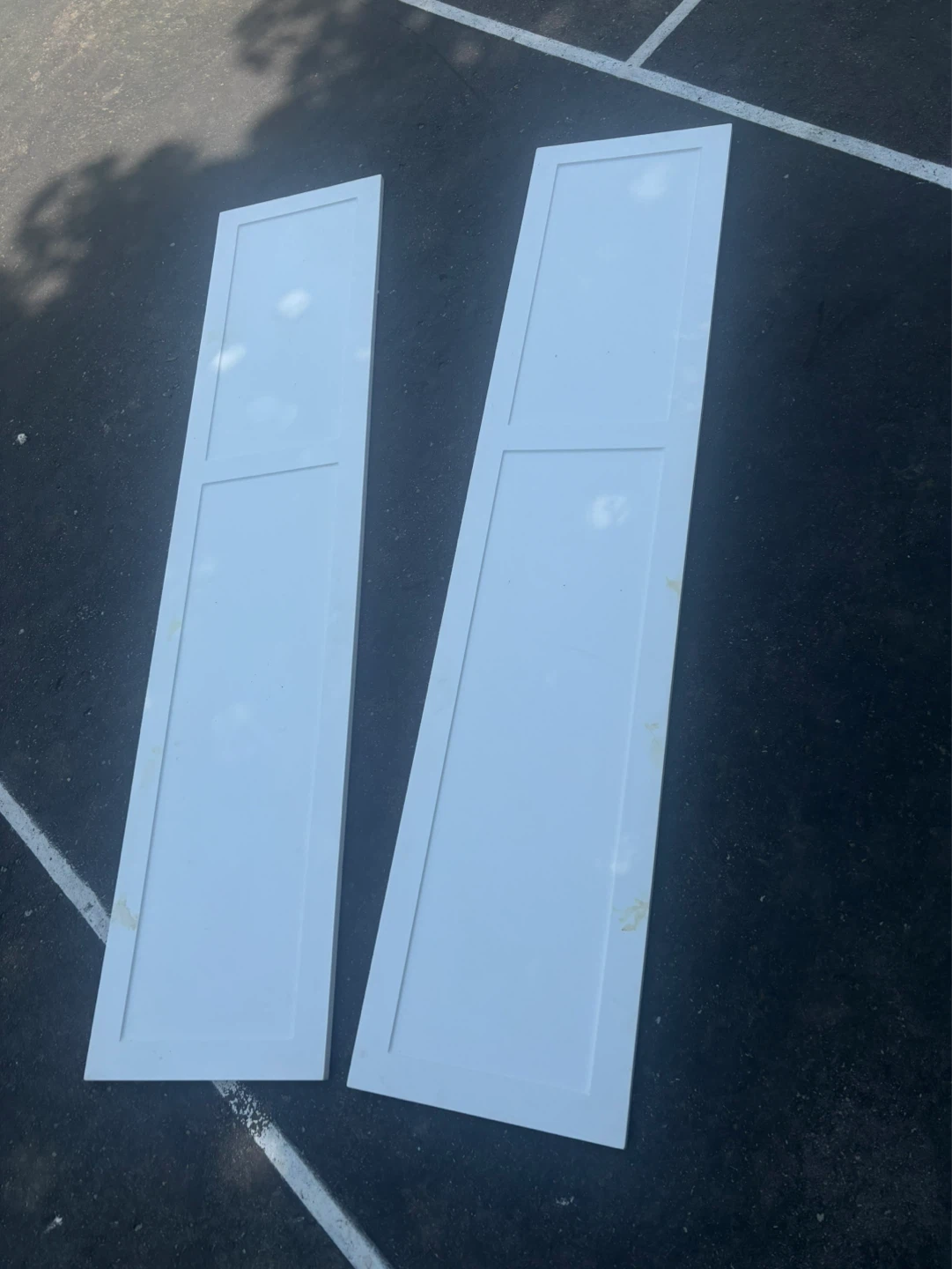 White Cabinet Doors (Pair)