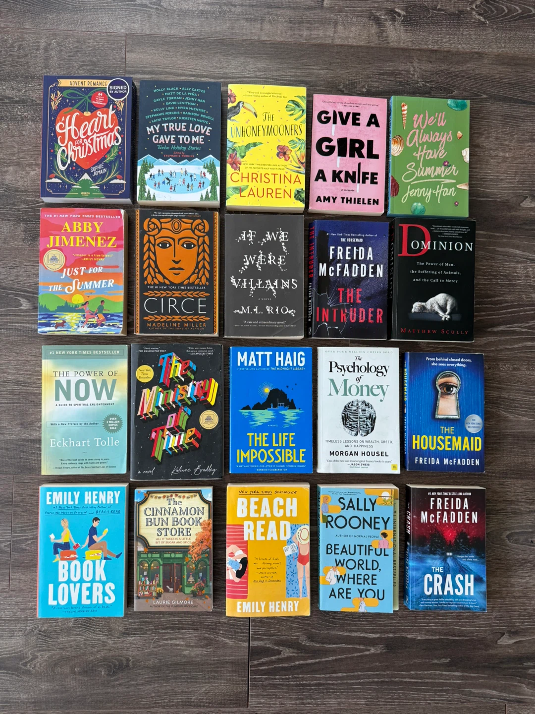 Popular books for sale ($8 each)