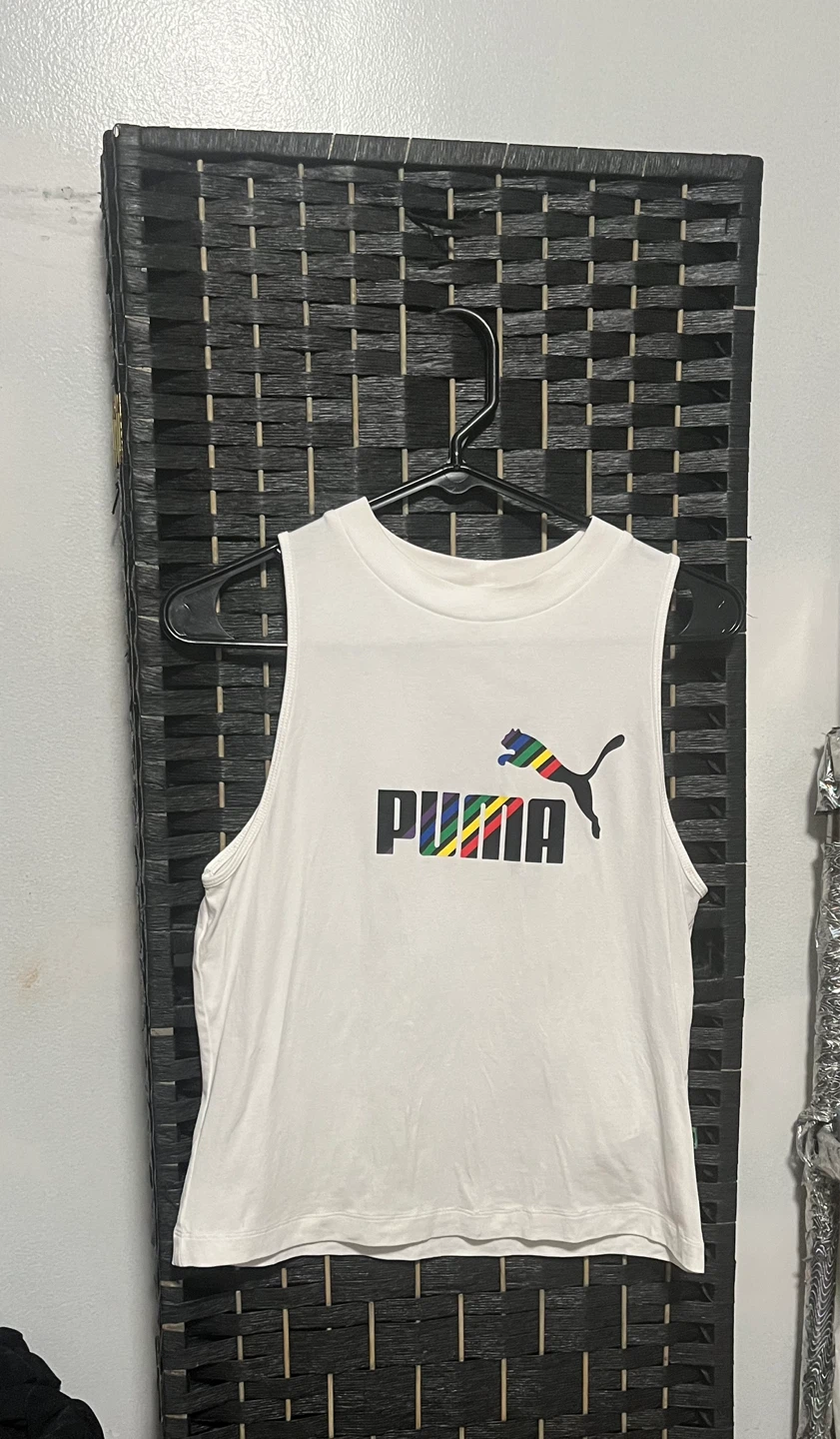 Puma Rainbow Logo Tank Top size M
