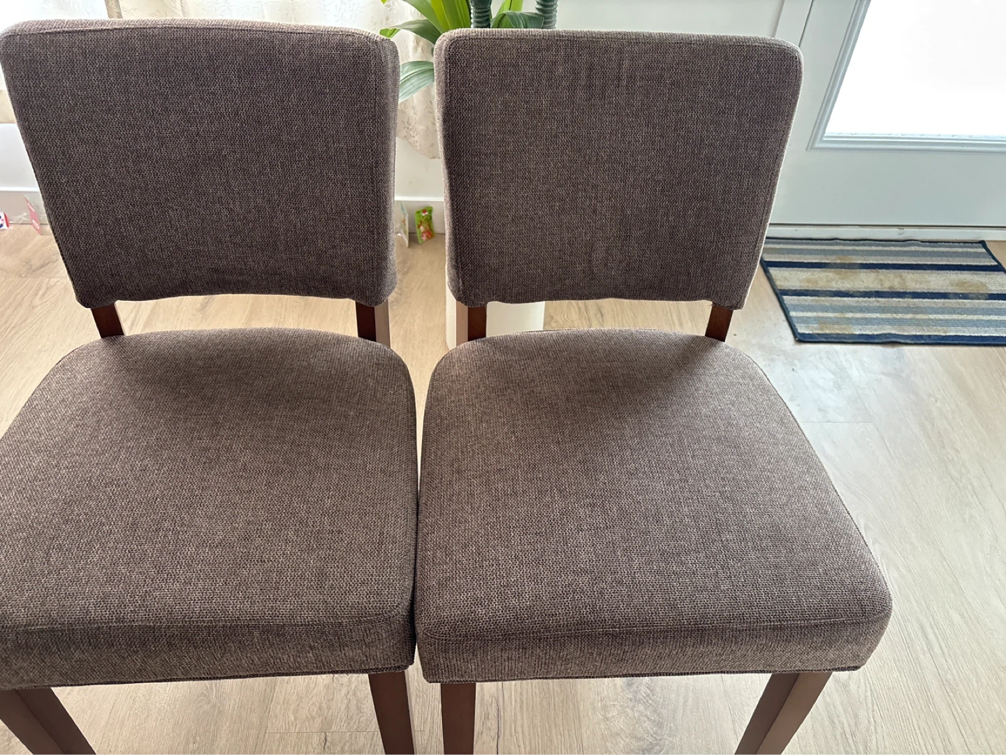 Set of 2 Upholstered Dining Chairs